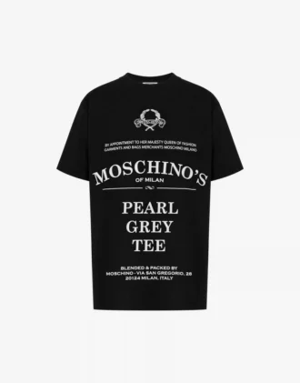 T-shirt de jersey de algodón orgánico estampado