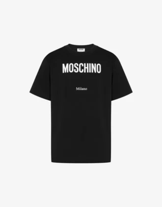 T-shirt de jersey de algodón orgánico estampado