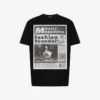 T-shirt de jersey de algodón orgánico estampado