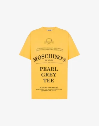 T-shirt de jersey de algodón orgánico estampado