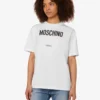 T-shirt de jersey de algodón orgánico estampado