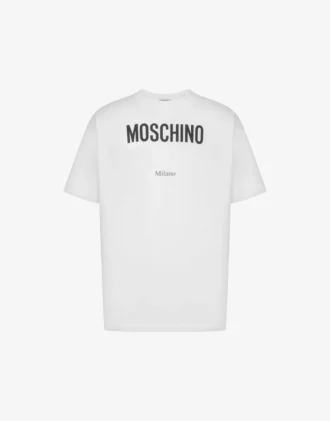 T-shirt de jersey de algodón orgánico estampado