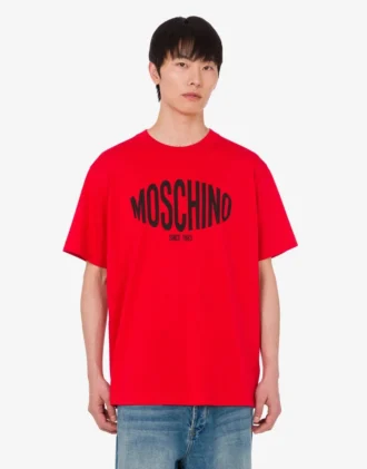 T-shirt de jersey de algodón orgánico estampado