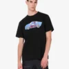 T-shirt de jersey de algodón orgánico estampado