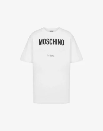 T-shirt de jersey de algodón orgánico estampado