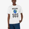 T-shirt de jersey de algodón orgánico estampado