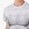 T-shirt de jersey de algodón orgánico estampado