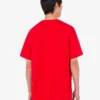 T-shirt de jersey de algodón orgánico estampado