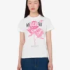 T-shirt de jersey de algodón orgánico estampado