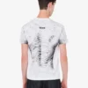 T-shirt de jersey de algodón orgánico estampado