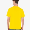 T-shirt de jersey de algodón orgánico estampado