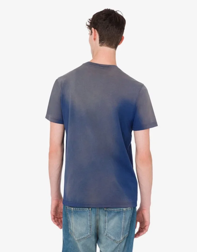 T-shirt de jersey de algodón orgánico estampado