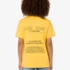 T-shirt de jersey de algodón orgánico estampado