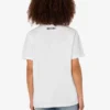 T-shirt de jersey de algodón orgánico estampado