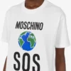 T-shirt de jersey de algodón orgánico estampado
