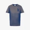 T-shirt de jersey de algodón orgánico estampado