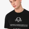 T-shirt de jersey de algodón orgánico estampado T-shirt de jersey de algodón orgánico estampado