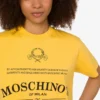 T-shirt de jersey de algodón orgánico estampado