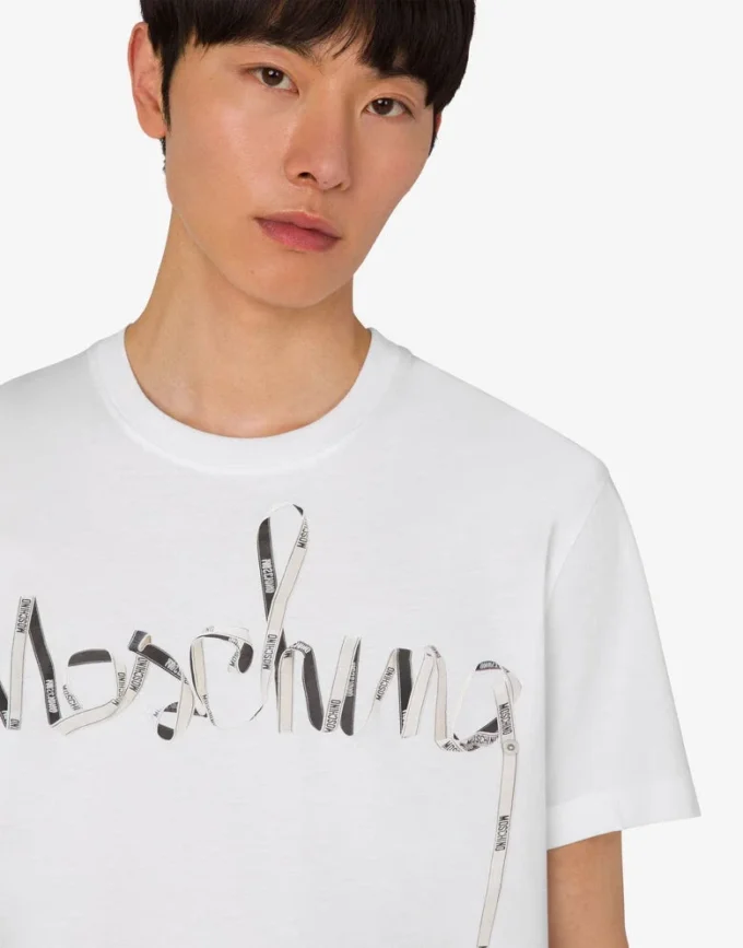 T-shirt de jersey de algodón orgánico estampado