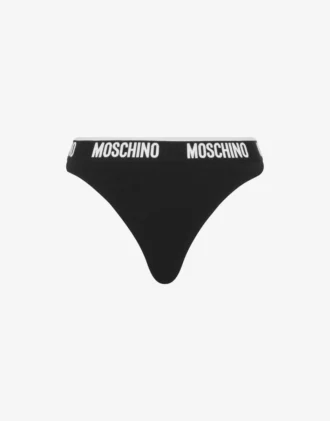 Tanga con banda elástica con logotipo Tanga con banda elástica con logotipo