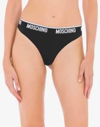 Tanga con banda elástica con logotipo Tanga con banda elástica con logotipo