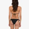 Top de bikini de lycra estampado