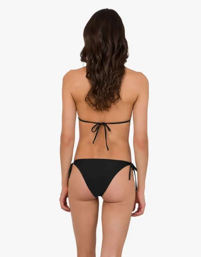 Top de bikini de lycra estampado