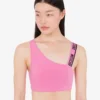 Top deportivo de jersey de algodón elástico