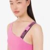 Top deportivo de jersey de algodón elástico