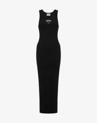 Vestido de algodón elástico.