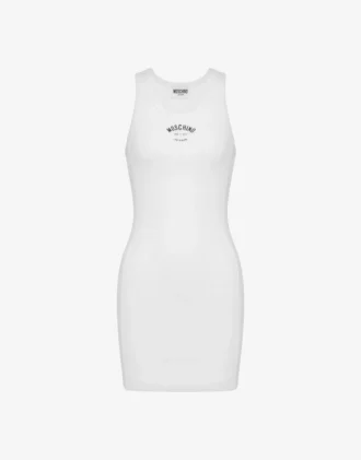 Vestido de algodón elástico.