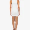 Vestido de algodón elástico.
