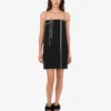 Vestido de crepé elástico con adornos Vestido de crepé elástico con adornos