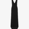 Vestido de crepé elástico con adornos Vestido de crepé elástico con adornos