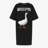 Vestido de jersey de algodón orgánico Goose