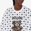 Vestido de jersey de algodón orgánico Moschino Teddy Bear