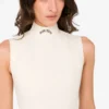 Vestido de lona de algodón crudo