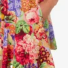 Vestido de popelín de algodón estampado Vestido de popelín de algodón estampado