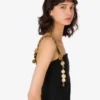 Vestido de tela de lana