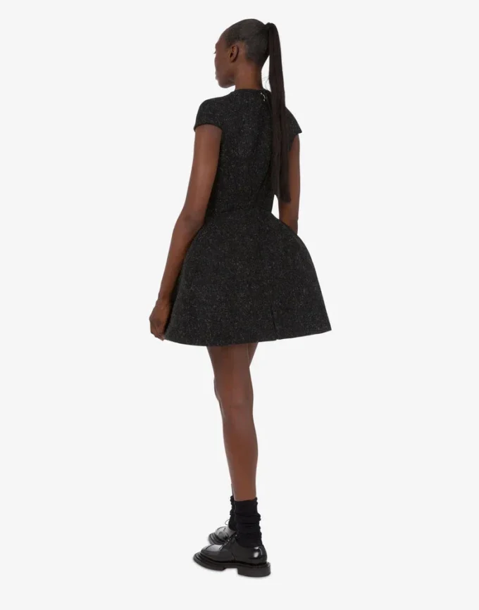 Vestido de tela de lana mezclada