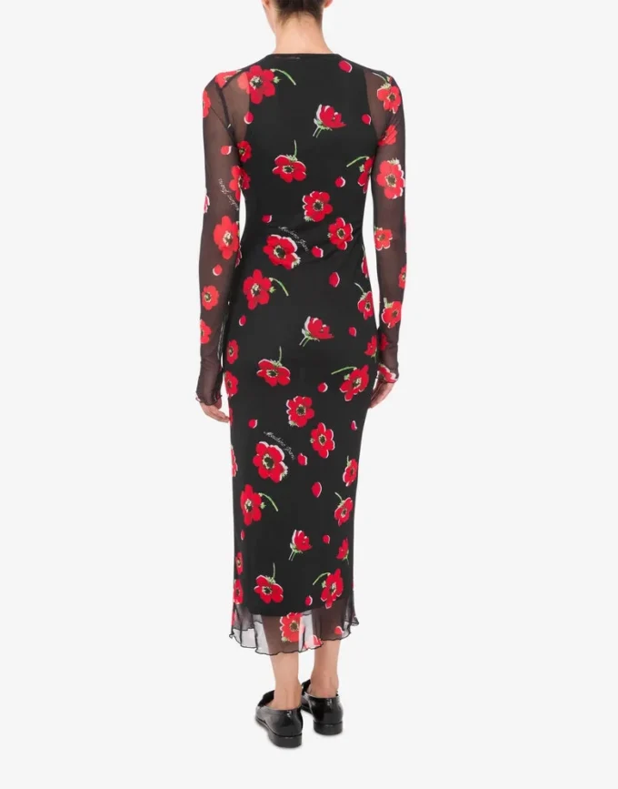 Vestido de tul estampado Vestido de tul estampado