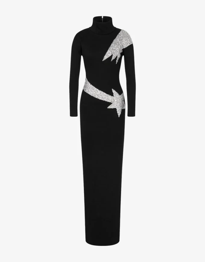 Vestido decorado de mezcla de algodón