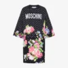 Vestido estampado de algodón grueso