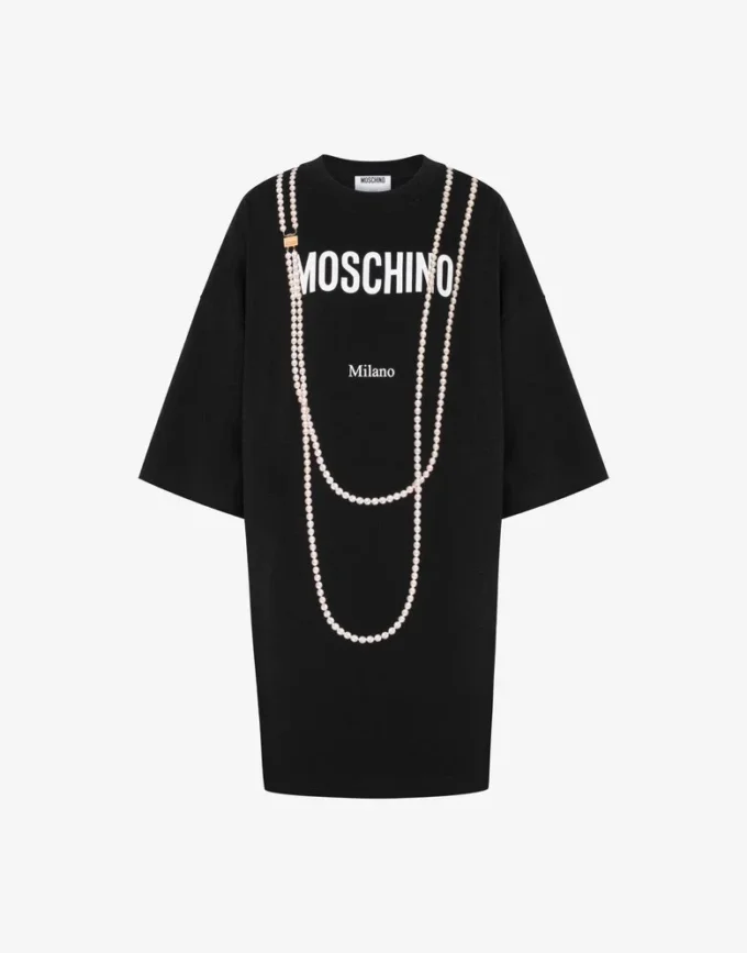 Vestido estampado de algodón grueso