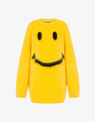 Vístete con mohair cepillado Smiley Vístete con mohair cepillado Smiley