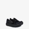 Zapatillas deportivas de gamuza y piel de becerro Zapatillas deportivas de gamuza y piel de becerro