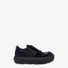 Zapatillas deportivas de gamuza y piel de becerro Zapatillas deportivas de gamuza y piel de becerro