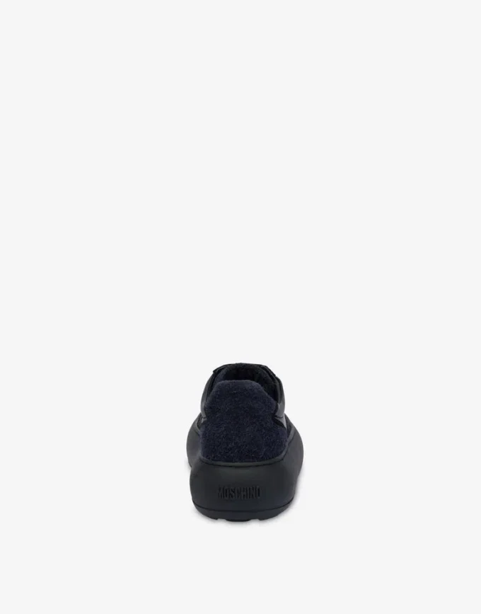 Zapatillas deportivas de gamuza y piel de becerro Zapatillas deportivas de gamuza y piel de becerro