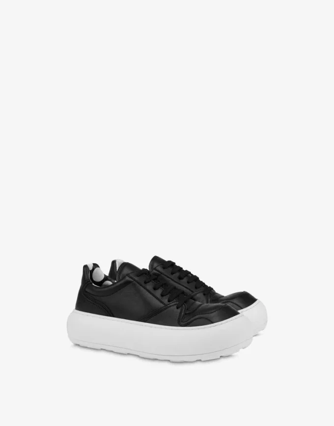 Zapatillas deportivas de piel de becerro Ollie Zapatillas deportivas de piel de becerro Ollie
