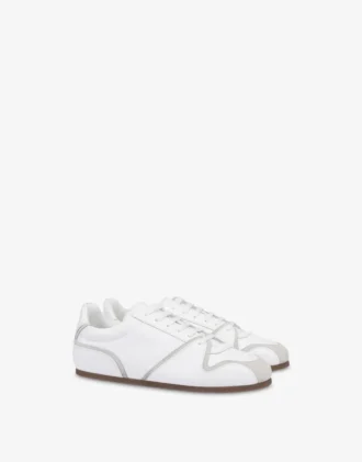 Zapatillas deportivas de piel de becerro y ante
